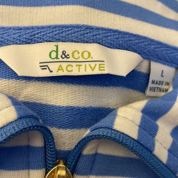 Denim & Co. Active Fill Zip French Terry Sweatshirt Jacket Size Large - Picture 4 of 10